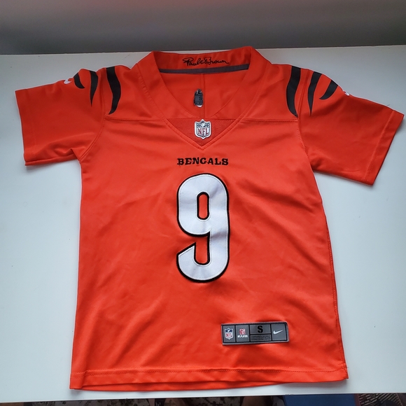 Nike Kids Orange Bengals Jersey - Picture 1 of 8